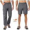imageLittle Donkey Andy Mens Stretch Convertible Pants ZipOff Lightweight QuickDry Hiking Fishing Travel PantsGrey