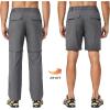 imageLittle Donkey Andy Mens Stretch Convertible Pants ZipOff Lightweight QuickDry Hiking Fishing Travel PantsGrey