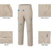 imageLittle Donkey Andy Mens Stretch Convertible Pants ZipOff Lightweight QuickDry Hiking Fishing Travel PantsKhaki