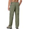 imageLittle Donkey Andy Mens Stretch Convertible Pants ZipOff Lightweight QuickDry Hiking Fishing Travel PantsLaurel Oak