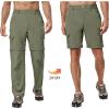 imageLittle Donkey Andy Mens Stretch Convertible Pants ZipOff Lightweight QuickDry Hiking Fishing Travel PantsLaurel Oak