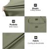 imageLittle Donkey Andy Mens Stretch Convertible Pants ZipOff Lightweight QuickDry Hiking Fishing Travel PantsLaurel Oak