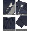 imageLittle Donkey Andy Quick Dry Mens Track Suits 2 Piece Set Stretch Durable Jogging Suit for Men Breathable SweatsuitsNavy