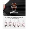 imageLittle Donkey Andy Quick Dry Mens Track Suits 2 Piece Set Stretch Durable Jogging Suit for Men Breathable SweatsuitsRaglanblack