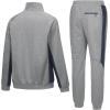 imageLittle Donkey Andy Quick Dry Mens Track Suits 2 Piece Set Stretch Durable Jogging Suit for Men Breathable SweatsuitsRaglanlight Grey