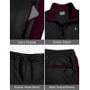 imageLittle Donkey Andy Quick Dry Sweatsuits for Girls Durable Stretch Girls Tracksuit for Outdoor Travel JoggingBlack