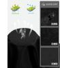 imageLittle Donkey Andy Quick Dry Sweatsuits for Girls Durable Stretch Girls Tracksuit for Outdoor Travel JoggingBlack