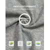 imageLittle Donkey Andy Quick Dry Sweatsuits for Girls Durable Stretch Girls Tracksuit for Outdoor Travel JoggingLight Grey