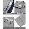 imageLittle Donkey Andy Quick Dry Track Suits for Women Set Stretch Breathable Womens Sweatsuit Outfits Durable Lounge SetLight Grey  Navy