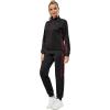 imageLittle Donkey Andy Quick Dry Track Suits for Women Set Stretch Breathable Womens Sweatsuit Outfits Durable Lounge SetRaglanblack