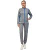 imageLittle Donkey Andy Quick Dry Track Suits for Women Set Stretch Breathable Womens Sweatsuit Outfits Durable Lounge SetRaglanlight Grey