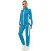 imageLittle Donkey Andy Quick Dry Track Suits for Women Set Stretch Breathable Womens Sweatsuit Outfits Durable Lounge SetRaglansky Blue
