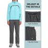 imageLittle Donkey Andy Women Lightweight Running Jacket 2 Pieces Set Full Zip Track Sports Suits for Cycling UV ProtectionAngel Blue