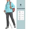 imageLittle Donkey Andy Women Lightweight Running Jacket 2 Pieces Set Full Zip Track Sports Suits for Cycling UV ProtectionAngel Blue