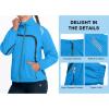 imageLittle Donkey Andy Women Lightweight Running Jacket 2 Pieces Set Full Zip Track Sports Suits for Cycling UV ProtectionNavy