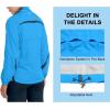 imageLittle Donkey Andy Women Lightweight Running Jacket 2 Pieces Set Full Zip Track Sports Suits for Cycling UV ProtectionNavy