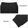 imageLittle Donkey Andy Womens High Waisted Ankle Pants Athletic Joggers for Yoga Workout RunningBlack
