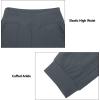 imageLittle Donkey Andy Womens High Waisted Ankle Pants Athletic Joggers for Yoga Workout RunningGray