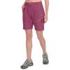 imageLittle Donkey Andy Womens Hiking Zip Off Capri Pants Lightweight Quick Dry UPF 50 Convertible Shorts with 4 PocketsCapris Burgundy