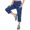 imageLittle Donkey Andy Womens Hiking Zip Off Capri Pants Lightweight Quick Dry UPF 50 Convertible Shorts with 4 PocketsCapris Dark Blue