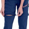 imageLittle Donkey Andy Womens Hiking Zip Off Capri Pants Lightweight Quick Dry UPF 50 Convertible Shorts with 4 PocketsCapris Dark Blue