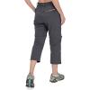 imageLittle Donkey Andy Womens Hiking Zip Off Capri Pants Lightweight Quick Dry UPF 50 Convertible Shorts with 4 PocketsCapris Dark Grey