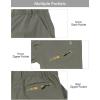 imageLittle Donkey Andy Womens Hiking Zip Off Capri Pants Lightweight Quick Dry UPF 50 Convertible Shorts with 4 PocketsCapris Silver Sage