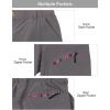 imageLittle Donkey Andy Womens Hiking Zip Off Capri Pants Lightweight Quick Dry UPF 50 Convertible Shorts with 4 PocketsCapris Steel Gray