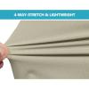 imageLittle Donkey Andy Womens Quick Dry Capri 34 Hiking Lightweight Stretch WaterResistant Pants Golf CasualLight Khaki