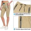 imageLittle Donkey Andy Womens Quick Dry Cool Capri Pants with Stretch Drawstring Summer Hiking Running ShortsAcaprisbkhaki