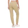 imageLittle Donkey Andy Womens Quick Dry Cool Stretch Jogging Pants Drawstring Pockets Lightweight Elastic Cuff Sweatpants Khaki M