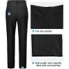 imageLittle Donkey Andy Womens Quick Dry Lightweight Stretchy Hiking Golf Pants UPF 50 Drawstring Pocket Anytime Pants Black S