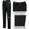 imageLittle Donkey Andy Womens Quick Dry Lightweight Stretchy Hiking Golf Pants UPF 50 Drawstring Pocket Anytime Pants Black S