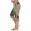imageLittle Donkey Andy Womens Quick Dry Water Repellent 34 Pants Capri Shorts Lightweight UPF 50 Cool Hiking Travel4 Khaki