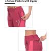 imageLittle Donkey Andy Womens Quick Dry Water Repellent Outdoor Pants Lightweight UPF 50 Cool Hiking TravelWine Red