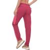 imageLittle Donkey Andy Womens Quick Dry Water Repellent Outdoor Pants Lightweight UPF 50 Cool Hiking TravelWine Red