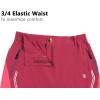 imageLittle Donkey Andy Womens Quick Dry Water Repellent Outdoor Pants Lightweight UPF 50 Cool Hiking TravelWine Red