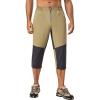 imageLittle Donkey Andy Mens Quick Dry 34 Pants Capri Shorts Lightweight Hiking Running Travel CasualSlate Khaki