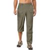 imageLittle Donkey Andy Mens Stretch Convertible Pants ZipOff Lightweight QuickDry Hiking Fishing Travel PantsCapris Laurel Oak