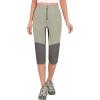 imageLittle Donkey Andy Womens Quick Dry Capri 34 Hiking Lightweight Stretch WaterResistant Pants Golf CasualLight Khaki