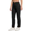 imageLittle Donkey Andy Womens Quick Dry Lightweight Stretchy Hiking Golf Pants UPF 50 Drawstring Pocket Anytime Pants Black S