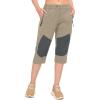imageLittle Donkey Andy Womens Quick Dry Water Repellent 34 Pants Capri Shorts Lightweight UPF 50 Cool Hiking Travel4 Khaki
