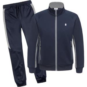 imageLittle Donkey Andy Boys Quick Dry Tracksuits Stretch Durable Sweet Suit for Boys Breathable Boys ActivewearDeep Blue