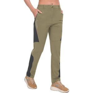 imageLittle Donkey Andy Womens Quick Dry Water Repellent Outdoor Pants Lightweight UPF 50 Cool Hiking TravelKhaki