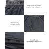 imageLittle Donkey Andy Mens Thermal Underwear Set Performance Base Layer Wicking Active Long Johns Top ampamp Bottom with Fly1 Black
