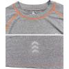 imageLittle Donkey Andy Mens Thermal Underwear Set Performance Base Layer Wicking Active Long Johns Top ampamp Bottom with Fly2 Gray