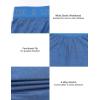 imageLittle Donkey Andy Mens Thermal Underwear Set Performance Base Layer Wicking Active Long Johns Top ampamp Bottom with Fly4 Blue