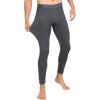 imageLittle Donkey Andy Mens Thermal Underwear Set Performance Base Layer Wicking Active Long Johns Top ampamp Bottom with Fly5 2 Pack of Bottom BlackBlack