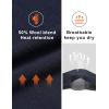 imageLittle Donkey Andy Thermal Underwear for Men Lightweight Long Johns with Wool BlendNavy