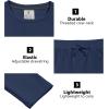 imageLittle Donkey Andy Womens Fleece Lined Thermals Underwear Set Base Layer Long Johns Cold Weather Top BottomNavy